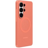 Silikoninis magnetinis dėklas Galaxy S26 Ultra, koralų raudonumo