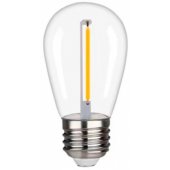 LED lemputė su reguliuojamu šviesos srautu, E27, S14, 1W, 100lm, 3000K
