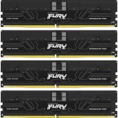 Fury Renegade Pro Black 4x16GB DDR5 6400MHZ RDIMM KF564R32RBEK4-64