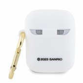 Silicone 3D Kitty Head Airpods 1/ 2 cover white
