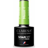 Claresa Claresa Soak Off UV/ LED Neon lakier hybrydowy 4 5g