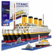 Titanic Ship Building Blocks 3D Ship Model 1878 pcs.