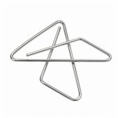 Metal butterfly clips for documents, 24 mm, 100 pcs.