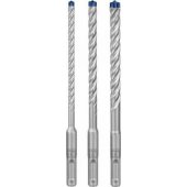 Bosch Expert SDS-plus-7X smūginių grąžtų rinkinys, 3 vnt. (Ø 6 / 8 / 10mm, w