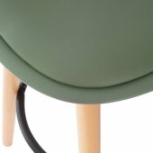 MAXON baro kėdė su atlošu, 92 cm, žalia