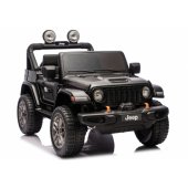 Jeep Rubicon 4x4 DK-JWR556 4x200W 24V juoda akumuliatorinė transporto priemonė