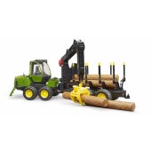 John Deere 1210E Forwarder with 4 Trunks an
