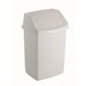 Curver Click-It tilting trash garbage can 15L white (H&S HIC 2026)