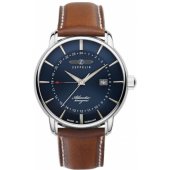 Atlantic 8442-3 Quartz Silver/ Brown