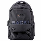 City School Backpack 6 Pockets Back Up Black 23L 46cm