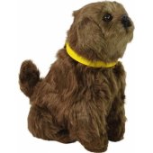 LeanToys Interactive Plush Dog Dog Barks Moves Tail
